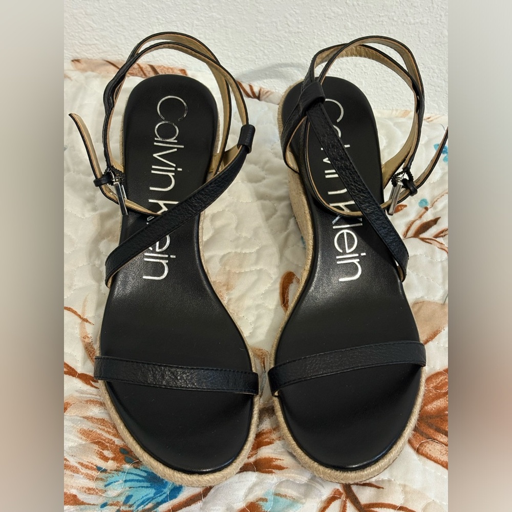 Calvin Klein Women's Black Sandals